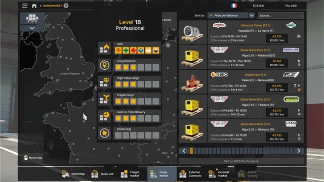 ETS2 1.58 – Realistic Economy Realistic Economy