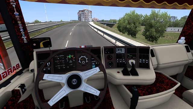 Scania 164G 580 P. Bjarne Andersen interior view