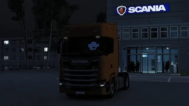 ETS2 – Scania Next Generation V8 Lightboard ETS2 – Scania Next Generation V8 Lightboard