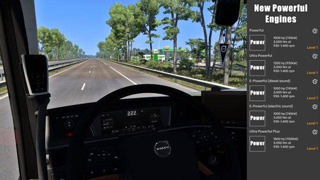 ETS2 1.59 New Powerful Engines V2.3 ETS2 New Powerful Engines