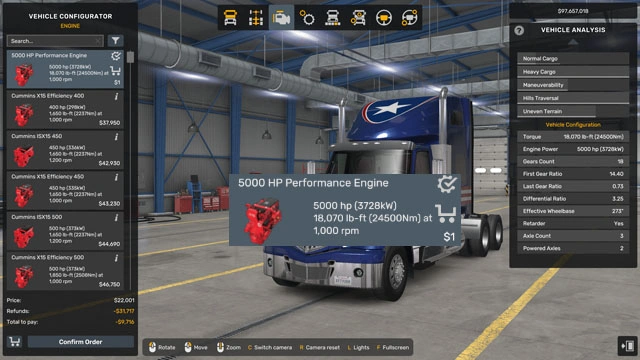 ATS 5000 HP Engine for All Trucks