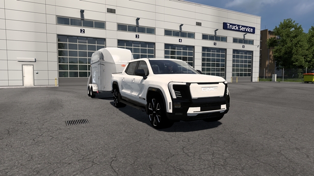 ETS2 1.59 2025 GMC Sierra EV V1.2 ETS2 2025 GMC Sierra EV Front view