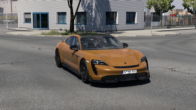 ETS2 1.60 2025 Porsche Taycan Turbo S Mansory ETS2 2025 Porsche Taycan Turbo S Mansory Front view