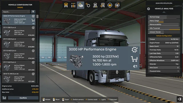 3000 HP Engine for All Trucks