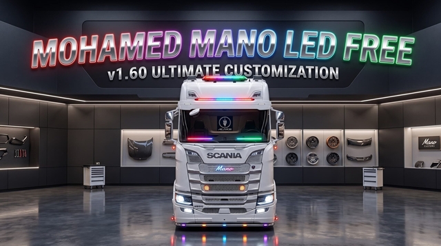 ETS2 1.60 Led Tuning All Trucks ETS2 Led Tuning for All Trucks
