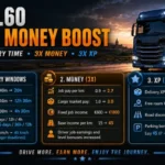 ETS2 1.60 XP and Money Boost V1.0