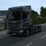 ETS2 1.60 Scania Blue Phoenix Skin
