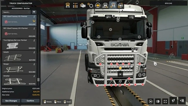 ETS2 1.60 Scania RS RJL Tuning Pack
