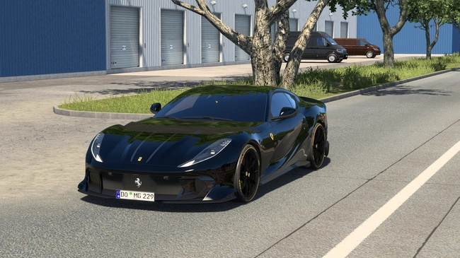 ETS2 1.60 Ferrari 812 Competizione 2022 V1.3 ETS2 1.60 Ferrari 812 Competizione 2022 V1.3