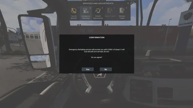 ETS2 1.61 Emergency Recharge 2000 Liters