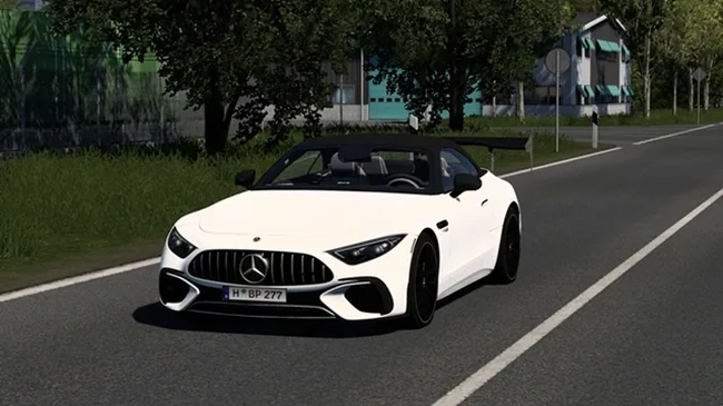 ETS2 1.60 2023 Mercedes-Benz SL63 AMG V2.4 ETS2 1.60 2023 Mercedes-Benz SL63 AMG V2.4