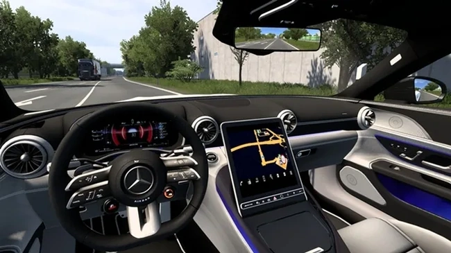 ETS2 1.60 2023 Mercedes-Benz SL63 AMG V2.4 ETS2 1.60 2023 Mercedes-Benz SL63 AMG V2.4