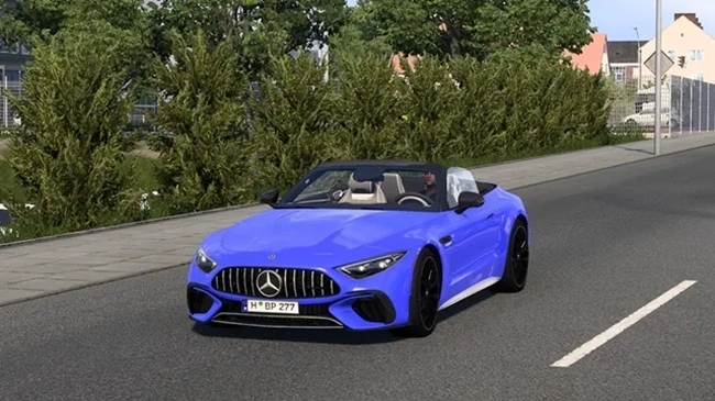 ETS2 1.60 2023 Mercedes-Benz SL63 AMG V2.4 ETS2 1.60 2023 Mercedes-Benz SL63 AMG V2.4