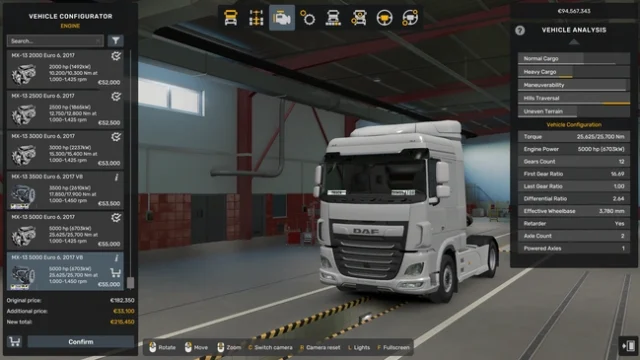 ETS2 1.60 Engine and Transmission Pack