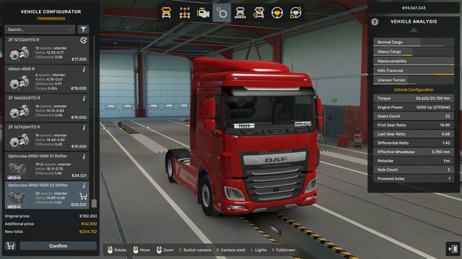 ETS2 1.60 Engine and Transmission Pack ETS2 1.60 Engine and Transmission Pack