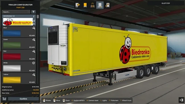 ETS2 1.61 Krone Cool Liner Biedronka Skin