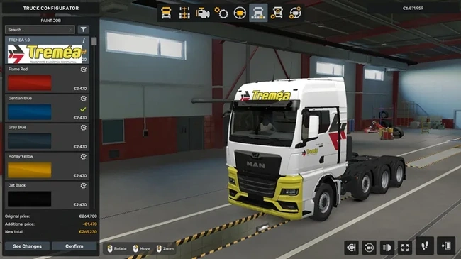 ETS2 1.61 MAN TG3 TGX Tremea Skin ETS2 1.61 MAN TG3 TGX Tremea Skin