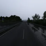 ETS2 1.60 Realistic Rain Reflections V2.0