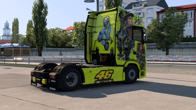 ETS2 1.60 Scania S Next Gen VR46 Skin V1.0 ETS2 1.60 Scania S Next Gen VR46 Skin V1.0