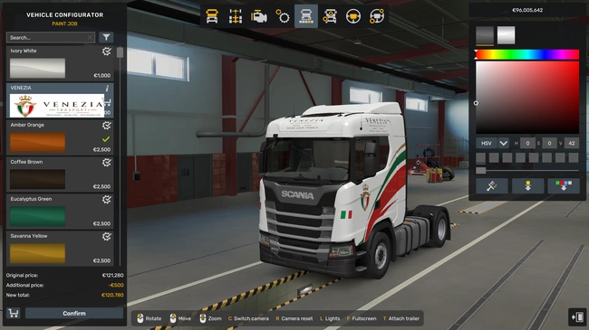 ETS2 1.60 Scania S Veenezia Transport Combo Skin ETS2 1.60 Scania S Veenezia Transport Combo Skin