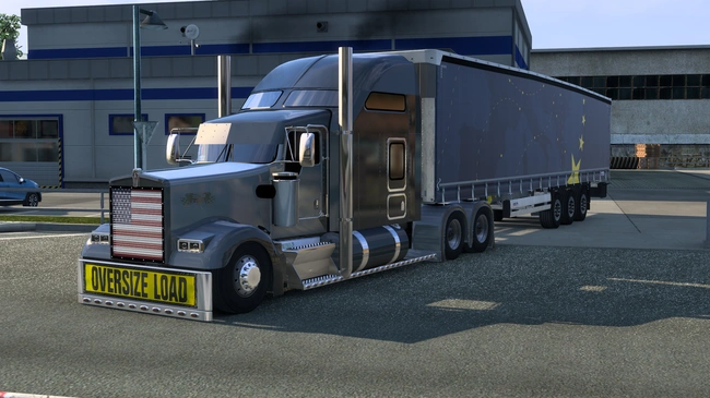 ETS2 1.60 Kenworth W900 Grua Ponce ETS2 1.60 Kenworth W900 Grua Ponce