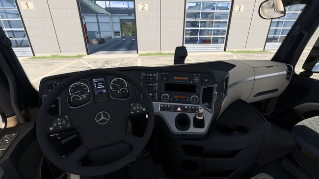 ETS2 1.60 Mercedes-Benz New Actros MP4 Cabin Overhaul ETS2 1.60 Mercedes-Benz New Actros MP4 Cabin Overhaul