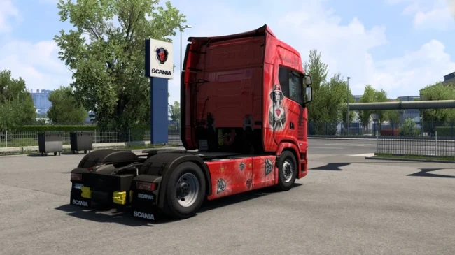 ETS2 1.60 Scania S 2016 Red Mister Gigetto Skin ETS2 1.60 Scania S 2016 Red Mister Gigetto Skin