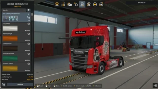 ETS2 1.60 Scania S 2016 Red Mister Gigetto Skin