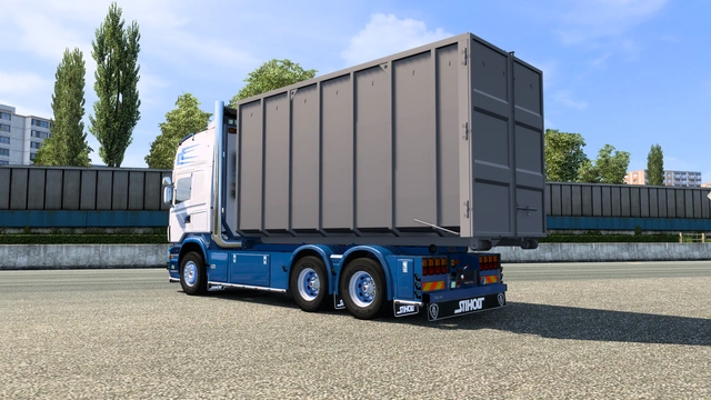 ETS2 1.60 Scania R560 V8 Abroll + BDF Container Trailer V1.0 ETS2 1.60 Scania R560 V8 Abroll + BDF Container Trailer V1.0