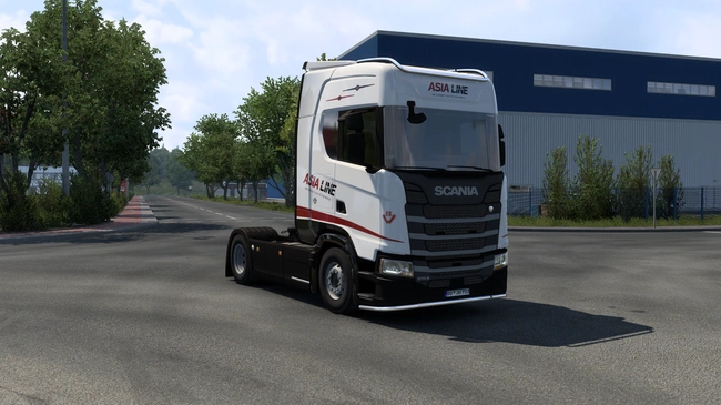 ETS2 1.60 Scania S Asia Line Skin ETS2 1.60 Scania S Asia Line Skin