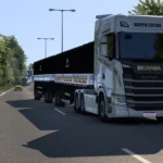 ETS2 1.60 Scania S + Librelato 9-Axle Road Trailer Set