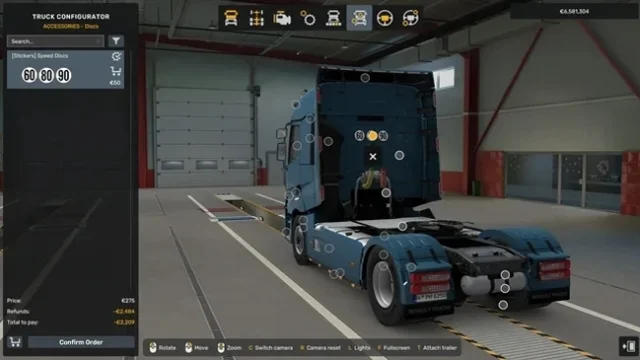 ETS2 1.60 Stickers Pack – Angles Morts & Speed Limit Discs