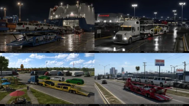 ATS 1.61 Sun Valley Car Carrier Trailer V1.0