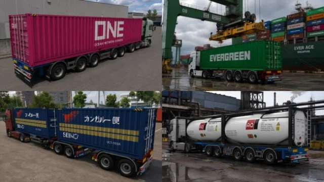 ETS2 1.60 D-Tec Flexi Trailer Collection V11.0