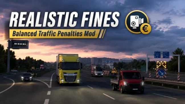 ETS2 1.60 Realistic Fines V1.0