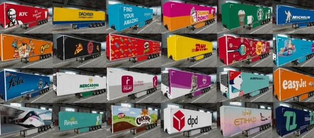 ETS2 1.60 Realistic Trailers Pack