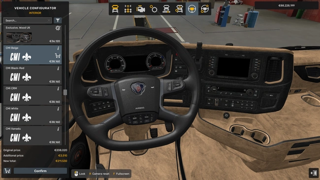 ETS2 1.60 Scania Next Gen R&amp;S Interior Bundle