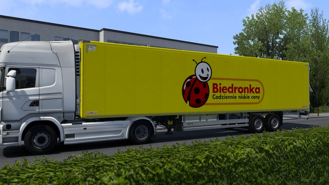 ETS2 1.61 Schmitz Cargobull S.KO Cool Biedronka Skin ETS2 1.61 Schmitz Cargobull S.KO Cool Biedronka Skin