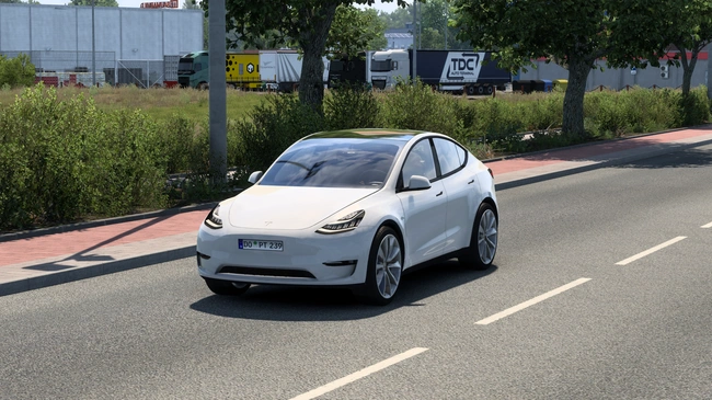 ETS2 1.60 Tesla Model-Y 2022