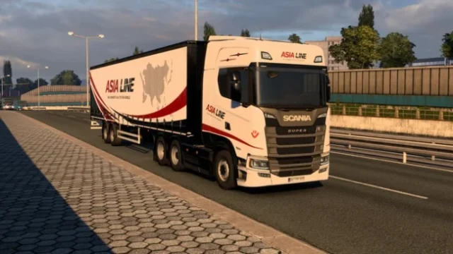 ETS2 1.60 Scania S Asia Line Combo Skin