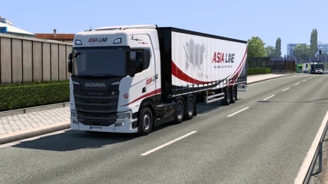 ETS2 1.60 Scania S Asia Line Combo Skin