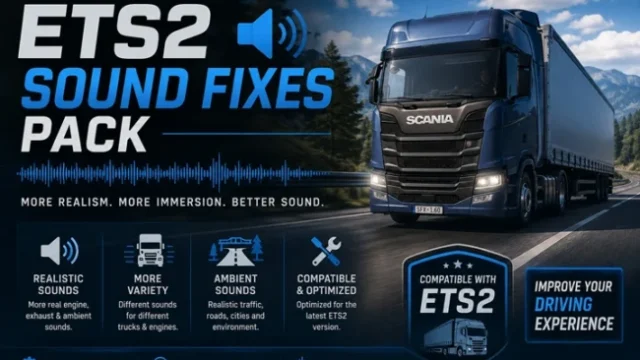 ETS2 1.61 Sound Fixes Pack V26.60