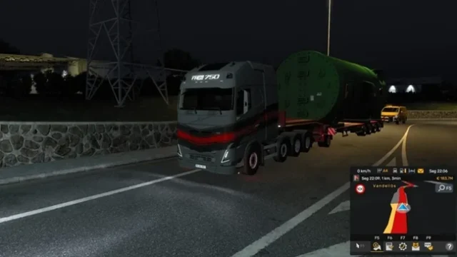 ETS2 1.61 Special Transport 100 Km/h Speed Limit