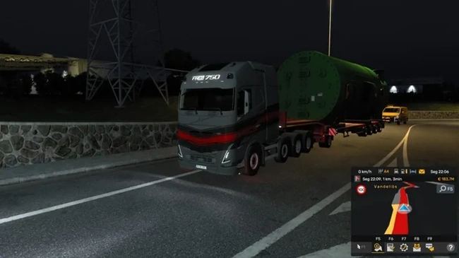 ETS2 1.61 Special Transport 100 Km/h Speed Limit